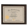 Certificate Holder Plaque w/Recessed Area Under Plexiglass